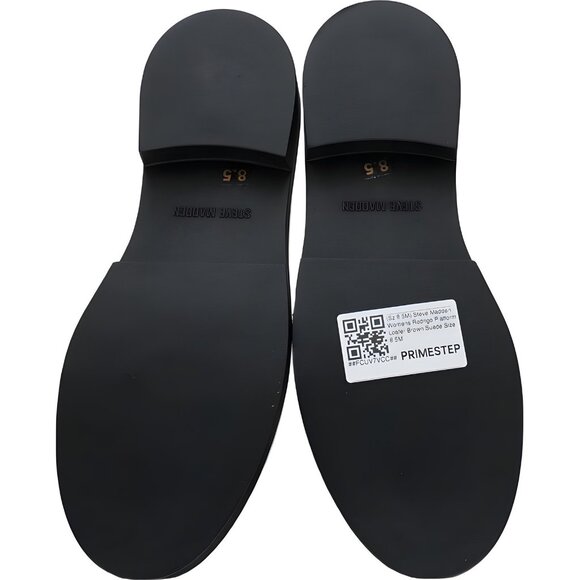 Steve Madden Rodrigo Platform Loafers Brown Suede Metal Bit Women's US 8.5M - Picture 6 of 6